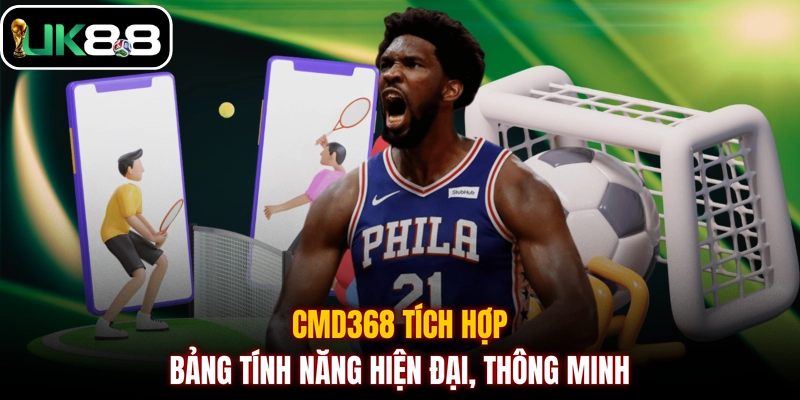 CMD368 tích hợp bảng tính năng hiện đại, thông minh