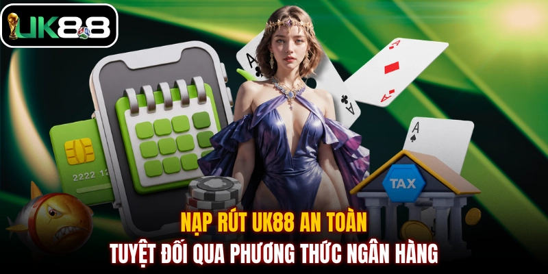 Nạp rút UK88 an toàn tuyệt đối qua phương thức ngân hàng