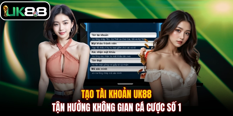 Tạo tài khoản UK88 tận hưởng không gian cá cược số 1